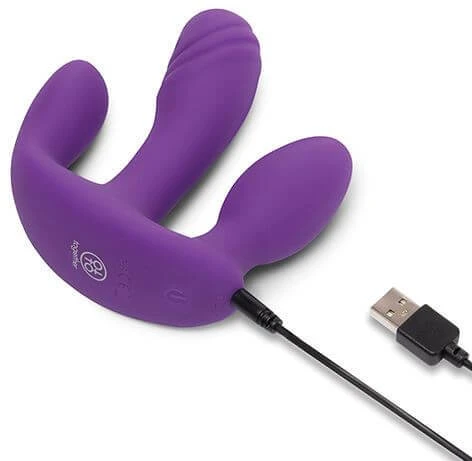 Blended pleasure vibrator - USB recharging