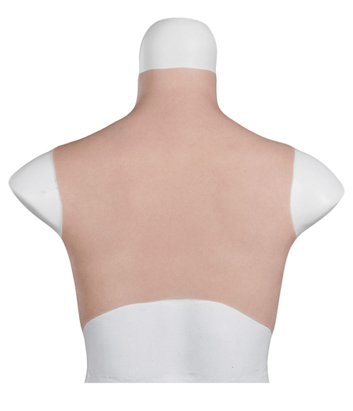 Trans breast forms white - back view