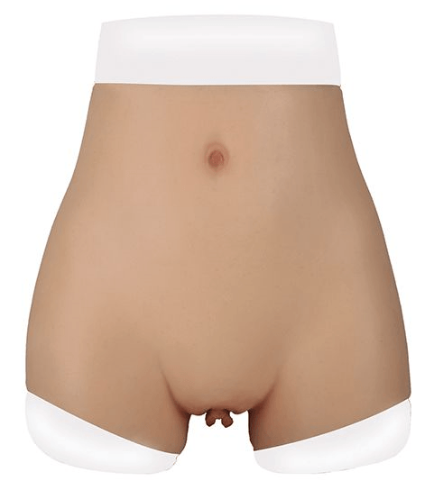 silicone vagina panties - white skin tone