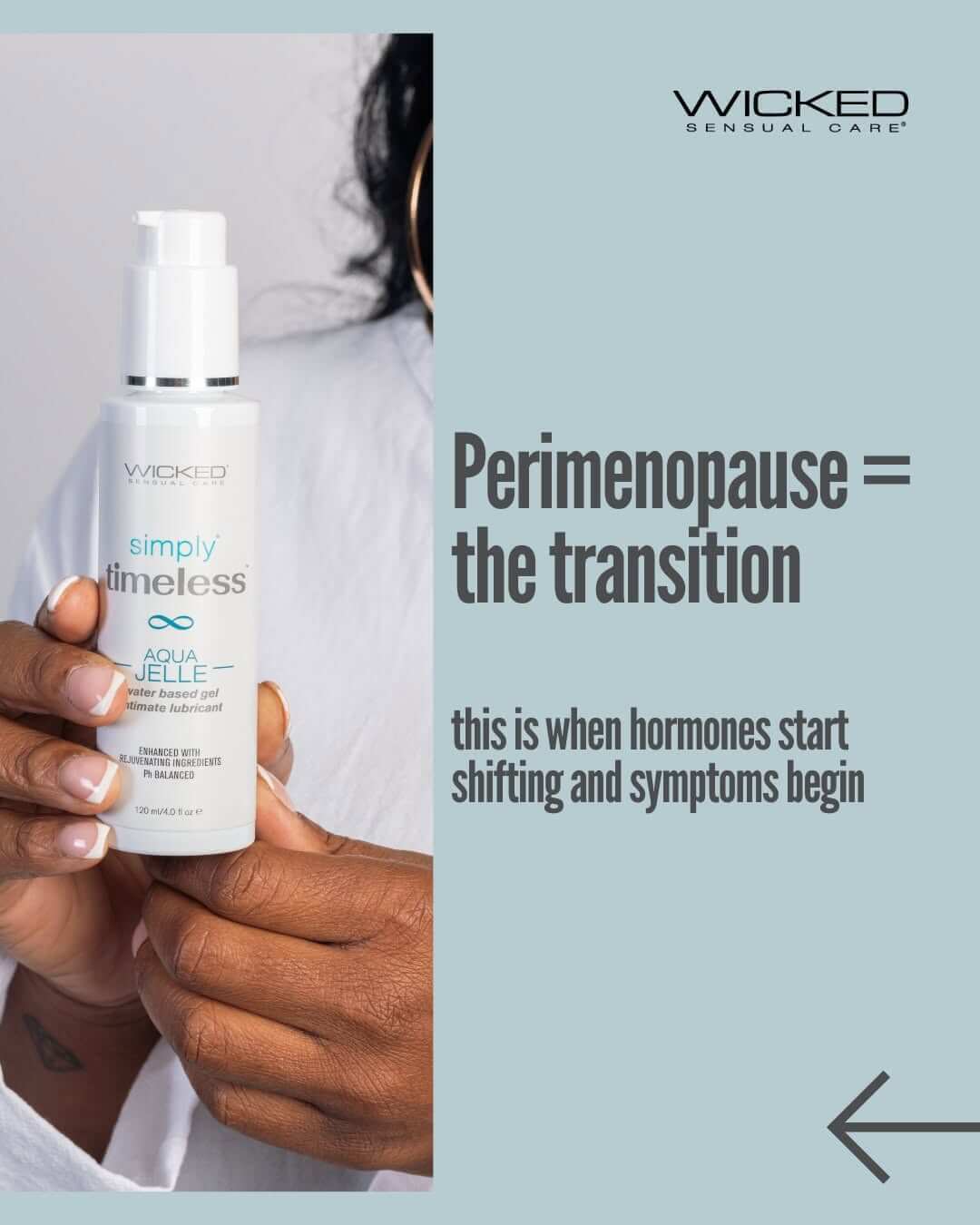 Simply Timless Water-Based lubricant for perimenopause support