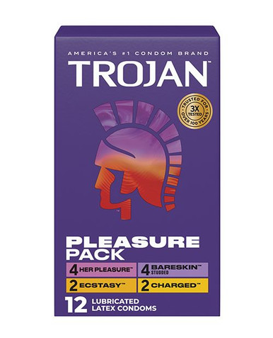 Trojan Pleasure Pack - Variety Is The Spice Of Life! | Tabutoys.com