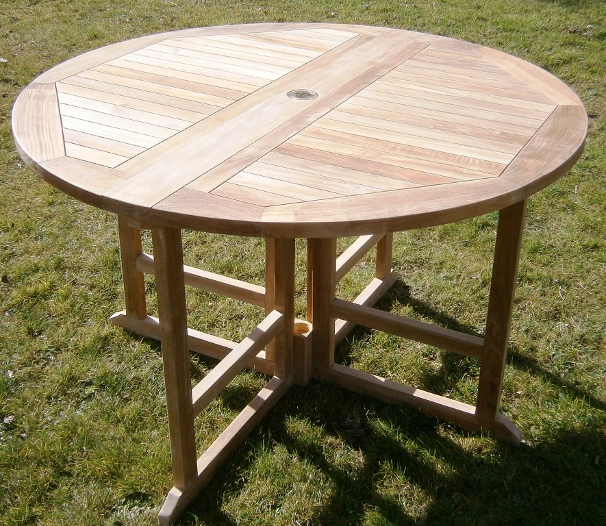 Teak Gateleg Table - Chairs and Tables UK - Teak Garden Furniture