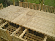 Rectangular Extending Teak Table  with 8 Southwold   Chairs