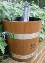 Beautiful Teak Ice Buckets