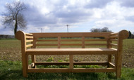 Combine Style with Ample Seating Room in This Teak Bench