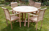 ​Turnworth Teak Ring Table and Chairs