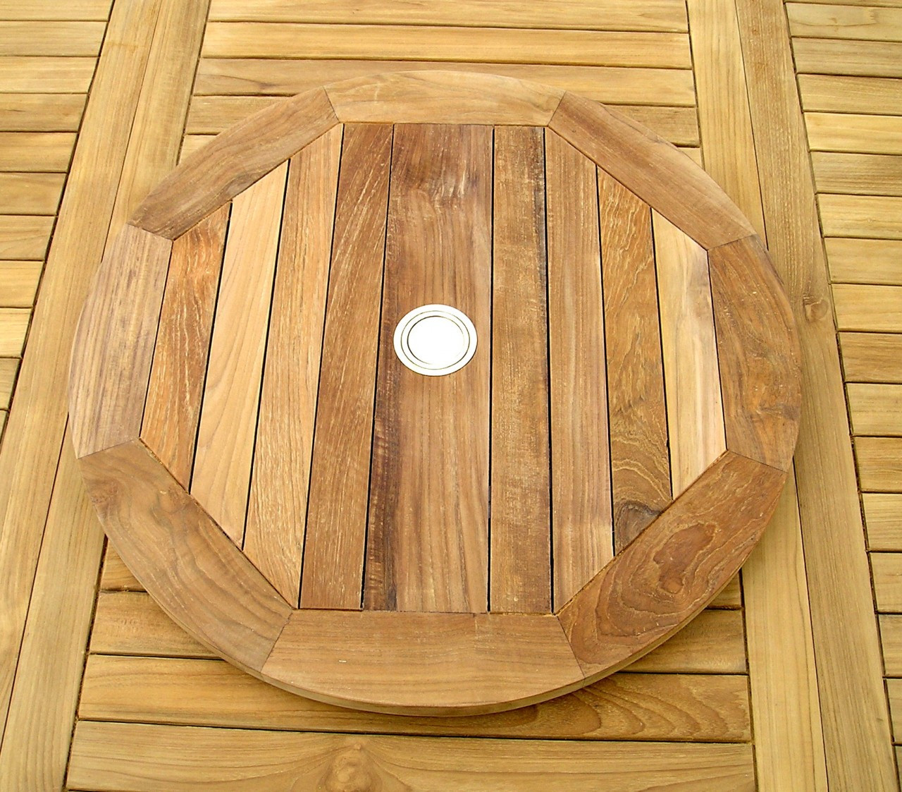 Teak 60cm Lazy Susan Outdoor Dining Essential