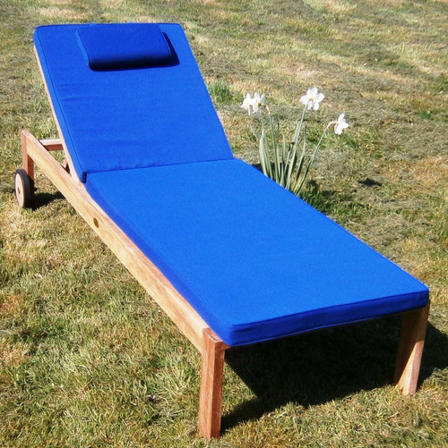 Teak Lounger with Cushion