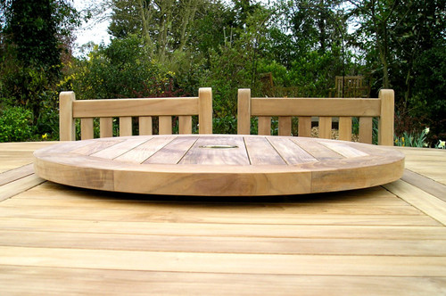 60cm teak lazy susan