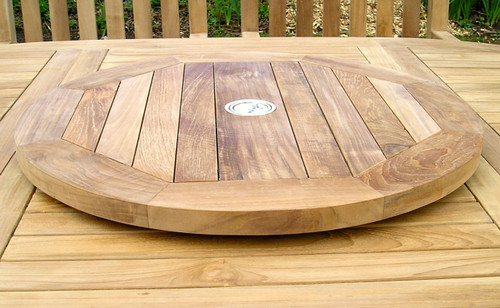 60cm teak lazy susan