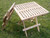 50cm Folding Square Teak Picnic Table