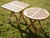 50cm Folding Teak Picnic Table