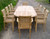 Oval Teak Extending Double Leaf Table Set with Lovina Stacking Chairs Chairs and Tables Chairs and Tables UK - Teak Garden Furniture New physical Teak Garden Furniture Sets Oval Teak Extending Double Leaf Table Set with Lovina Stacking Chairs