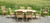 Oval Teak Extending Double Leaf Table Set with Lovina Stacking Chairs Chairs and Tables Chairs and Tables UK - Teak Garden Furniture New physical Teak Garden Furniture Sets Oval Teak Extending Double Leaf Table Set with Lovina Stacking Chairs