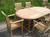 Oval Teak Extending Double Leaf Table Set with Lovina Stacking Chairs Chairs and Tables Chairs and Tables UK - Teak Garden Furniture New physical Teak Garden Furniture Sets Oval Teak Extending Double Leaf Table Set with Lovina Stacking Chairs
