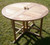 Teak 120cm Round Gateleg Table 7