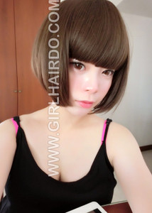 #3864 ASH BROWN PREMIUM NON SHINY CUTE BOB WIG (MANY COLOURS AVAILABLE) #3864 ASH BROWN PREMIUM NON SHINY CUTE BOB WIG (MANY COLOURS AVAILABLE)