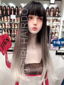 SW37L GIRLHAIRDO LONG SKIN WIG BLONDE OMBRE