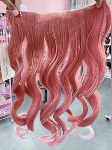 PINK HAIR EXTENSIONS