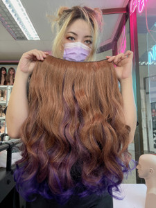 Hair extensions Goldie purple Hair extensions Goldie purple