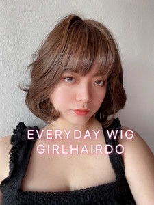 Honey brown curl bob Honey brown curl bob