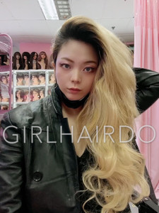 Bleached Blonde full extensions Bleached Blonde full extensions