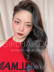 Black Bling HairExtension Black Bling HairExtension