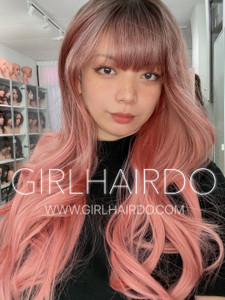 Lisa pink wig Lisa pink wig