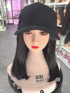 Natural everyday look with black hair CAP HAIR Natural everyday look with black hair CAP HAIR