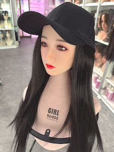 GIRLHAIRDO CAP ATTACHED REBONDED BLACK HAIR  GIRLHAIRDO CAP ATTACHED REBONDED BLACK HAIR