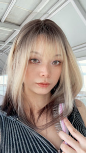 BLACK N BLONDE LONG BOB WIG BLACK N BLONDE LONG BOB WIG