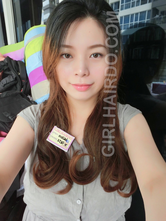 #002W LIGHT BROWN WAVE HAIR EXTENSIONS