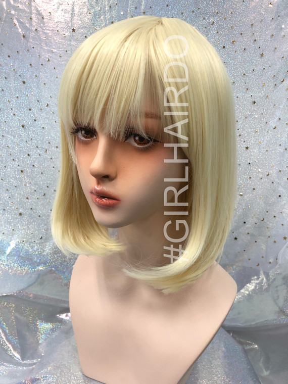 P7809 Blonde Bob wig
