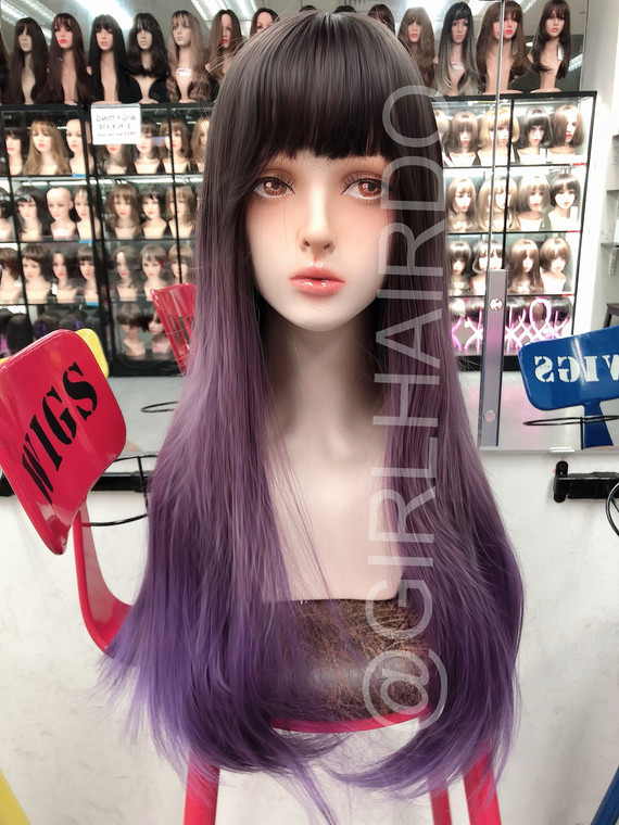 SW37L GIRLHAIRDO PURPLE OMBRE LONG WIG