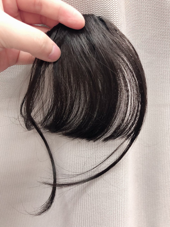 PREMIUM AIRY BANGS BROWNISH BLACK FIBER