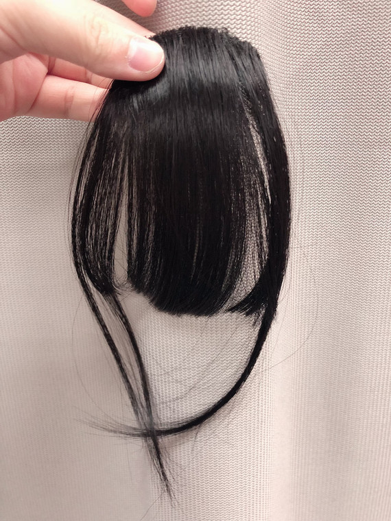 PREMIUM AIRY BANGS BLACK FIBER