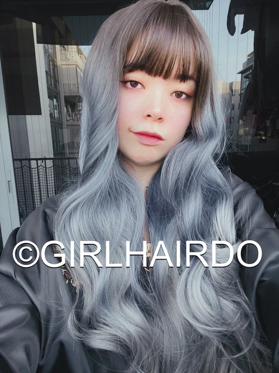 BE MY JEWEL #10L SMOKEY ASH LONG WAVE WIG