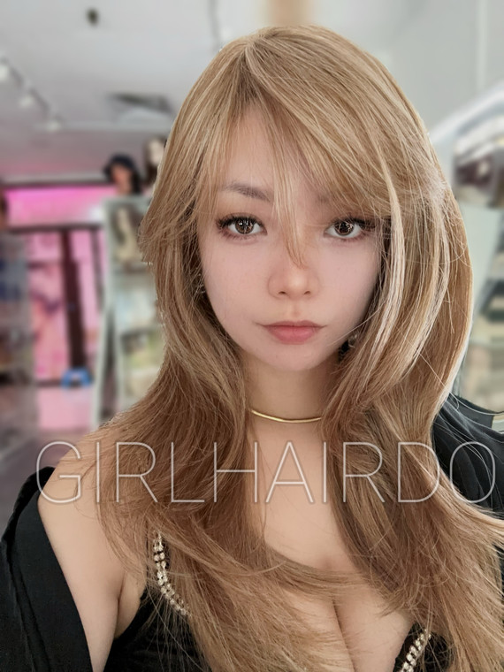 Brownish Blonde Premium Hair wig