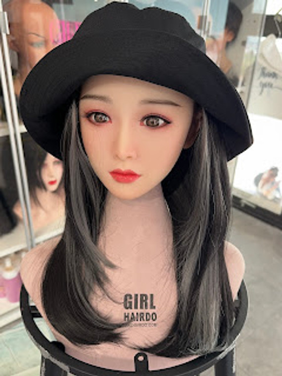 New design cap with hair with peekaboo highlights