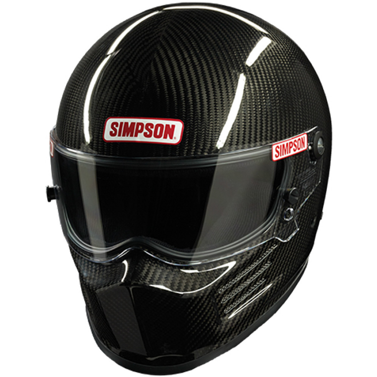 Helmet, Bandit, Snell SA2020, Head and Neck Support Ready, Carbon Fiber, Large, Each