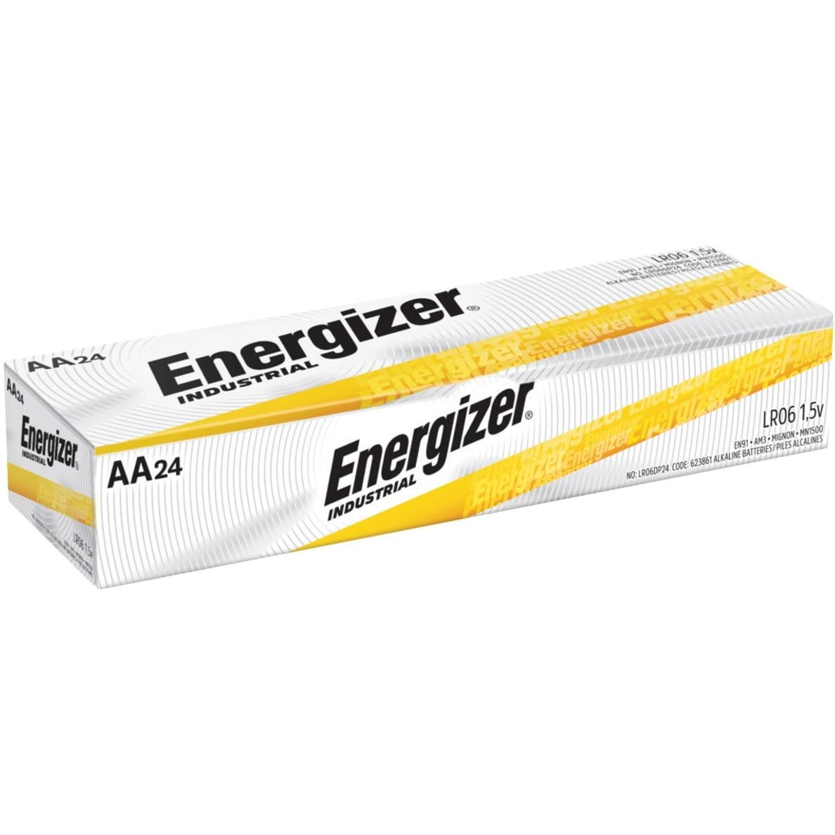 Energizer Industrial AA Alkaline Batteries - Box of 24