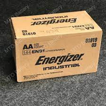 Energizer Industrial AA Alkaline Batteries - Case of 144