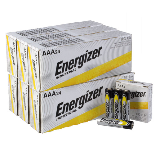 Energizer Industrial AAA Alkaline Batteries - Box of 24
