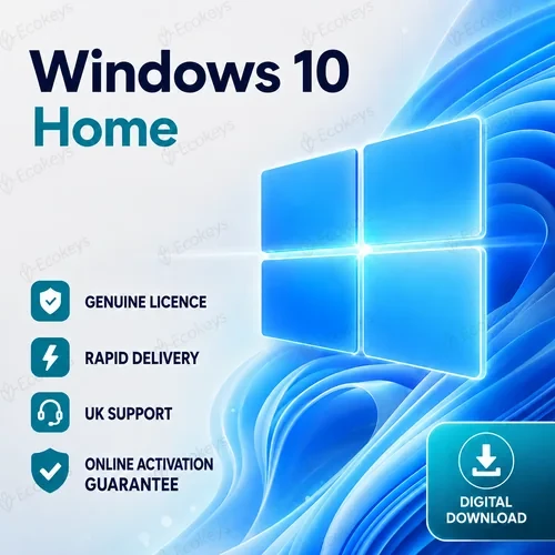 Windows 10 Home digital download with EcoKeys UK support