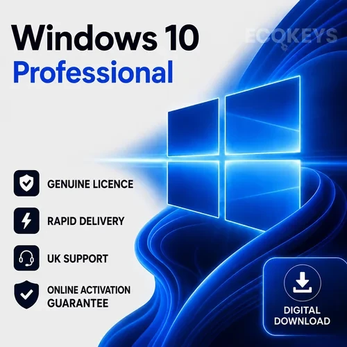 Microsoft Windows 10 Professional licence key for one PC
