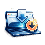 Digital software download to a laptop
