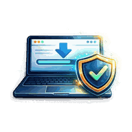 Install and activate Microsoft software on a laptop