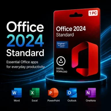Microsoft Office 2024 Standard Licence Key – 1 Windows PC