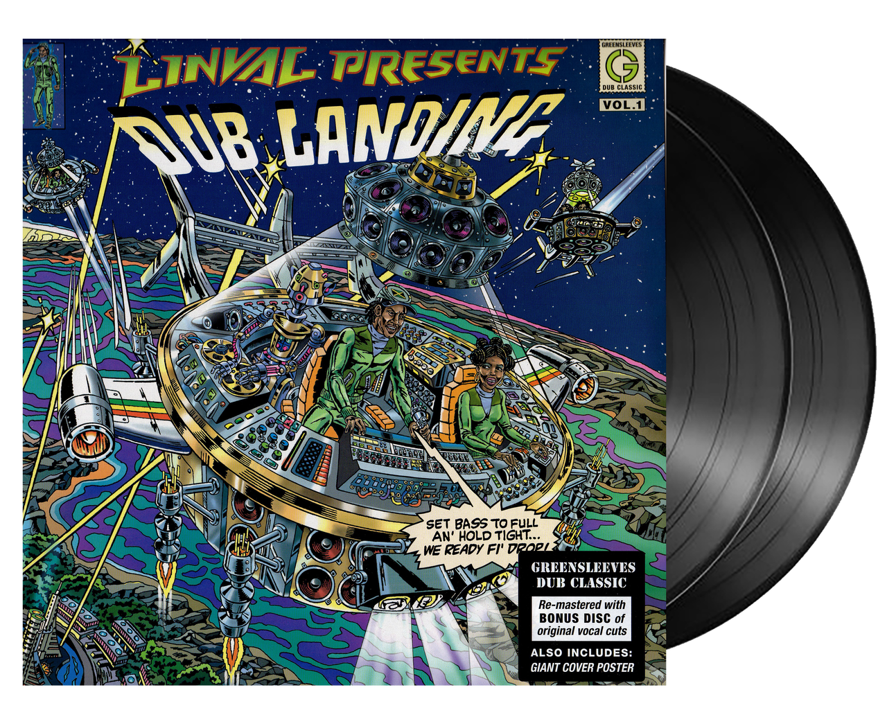英2LP Roots Radics Dub Landing Volume 1 VPGSRL7052 Greensleeves /00464 Dub Landing Vol 1 (2 LP) - Roots Radics (LP) - VP Reggae