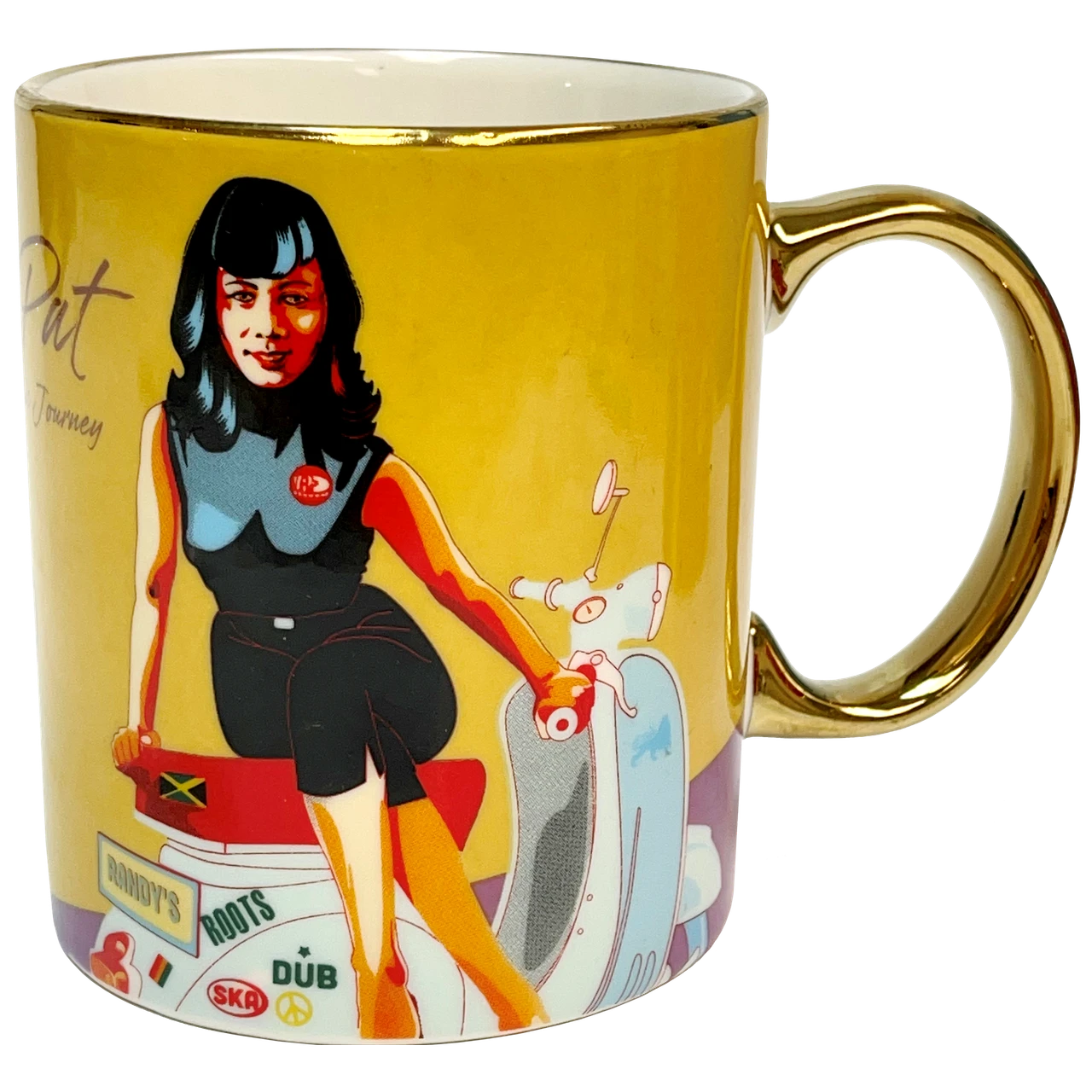 Miss Pat Collectors Mug - Gold - VP Reggae